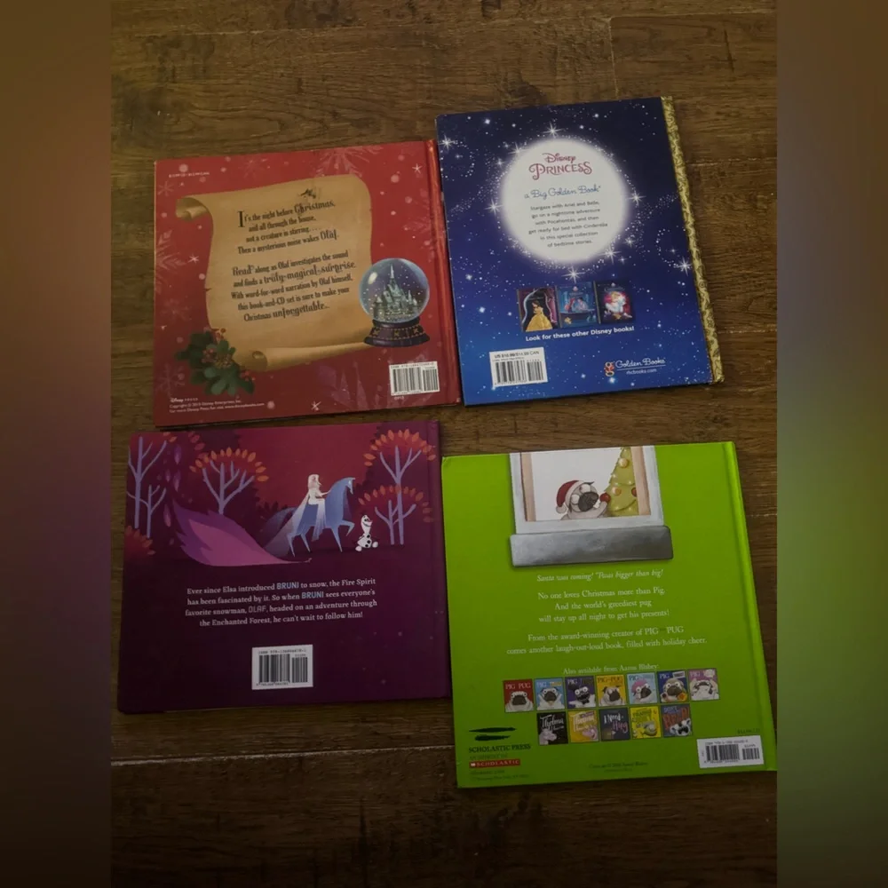 Disney frozen book collection & Christmas books Pig the Elf